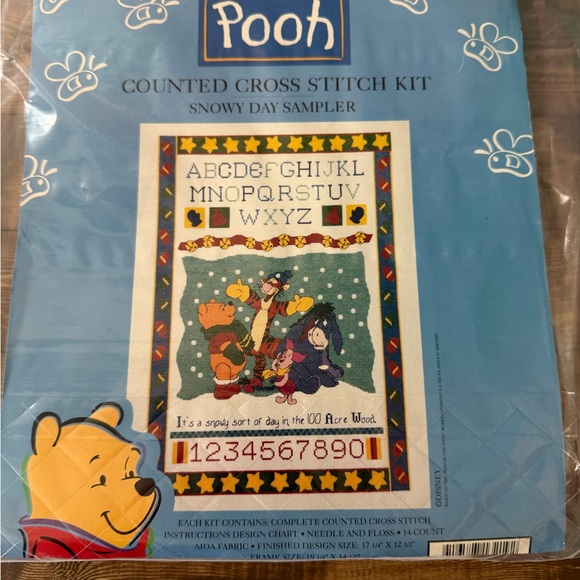 Winnie the Pooh Counted Cross Stitch Kit - Picture 1 of 4